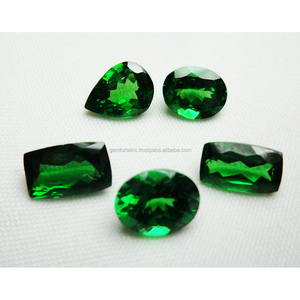 Grenat vert Pierre précieuse en vrac Personnaliser Pierre précieuse naturelle Taillée en facettes Toutes formes Pierre précieuse authentique de qualité supérieure Tsavorite Pierre précieuse certifiée - Product Image 5