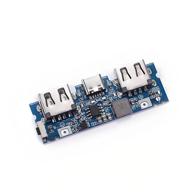 Original Brand Type-C Charging Port Dual USB Power Bank Power Board Boost Module 2.4A 5V Power Management DIY Motherboard China