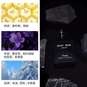 गर्म 50 मिलीलीटर जुनून पुरुषों के इत्र स्थायी खुशबू नीले महासागर सुगंध ताजा - Product Image 3