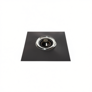 Protecteur de brûleur de cuisinière réutilisable antiadhésif en silicone, pièces de cuisinière, noir argenté, modèle CJ-CJCF2425514 - Product Image 1