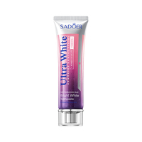 SADOER Dentifrice Herbal Citron Menthe Anti-Caries Blanchissant Jetable Élimination des Taches Blanches Brillantes Usage Domestique Vente en Gros Transfrontalière