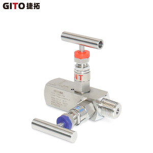 Collecteur à deux vannes en acier inoxydable SS316L, corps de vanne à deux voies pour instrument - Product Image 3