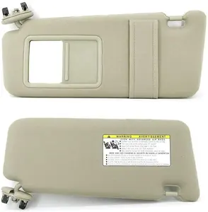 Groothandel Beige Auto-Accessoires Zonneklep Met Cosmetische Spiegel Zonder Licht Voor Toyota Camry 2007-2011 Grijs 74310-06750