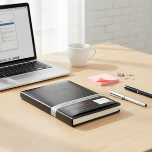 COMIX Ensemble de bureau en cuir personnalisé avec logo, carnet de notes, coffret cadeau 18K, <span class=keywords><strong>livres</strong></span> de conférence, agenda de bureau - Product Image 6