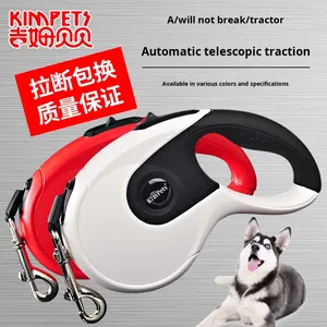 Guinzaglio Retrattile per Cani con Corda in Plastica ABS e Nylon da 3/5/8m, Dispositivo di Trazione Telescopico Riflettente per Passeggiate - Product Image 2
