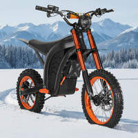 Moto électrique tout-terrain X1 48V 3200W (pic) avec moteur central 1500W 60 °   Alternatif au VTT tout-terrain Ultra Bee