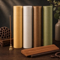 Bâtons d'encens naturels au bois de santal, tube de 200g pour parfumer la maison