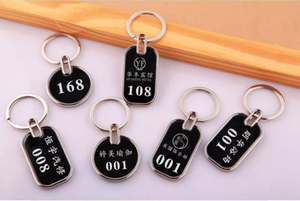 Llaveros Personalizados con Grabado Láser, Llavero <span class=keywords><strong>de</strong></span> Metal con Logotipo Personalizado, Chapado en Oro, <span class=keywords><strong>Aniversario</strong></span>, <span class=keywords><strong>30</strong></span> <span class=keywords><strong>Aniversario</strong></span>, Llavero <span class=keywords><strong>de</strong></span> Hotel/Motel para Recuerdos - Product Image 4