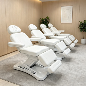 Luxury Style White Beauty <strong>Bed</strong> Lash <strong>Bed</strong> Facial Chair Electric Aesthetic Chair 4 Motors with <strong>Led</strong> Light Beauty Salon Beauty <strong>Bed</strong> - Product Image 6