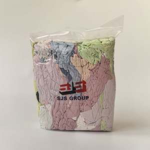 Trapos de Algodón 100% Puro de Color Claro para Limpieza Industrial, Paquete a Granel para Uso Industrial - Product Image 1