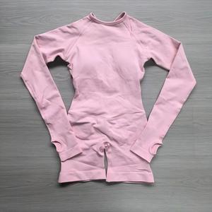 Tuta da <span class=keywords><strong>donna</strong></span> a maniche lunghe per fitness e corsa, scollata sulla schiena, modellante, per yoga, bestseller - Product Image 6