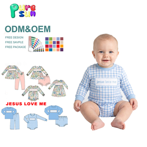 Set di Abbigliamento Natalizio Puresun per Bambini Completo per <span class=keywords><strong>Bambina</strong></span> con Maniche Lunghe e Leggings a Fiori - Product Image 3