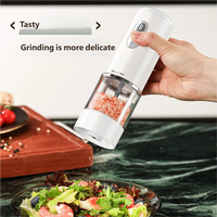 Mini moulin électrique de cuisine domestique, lame en acier inoxydable, recharge USB sans fil, facile à nettoyer