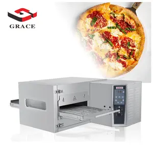 Peralatan dapur restoran komersial profesional sabuk konveyor Oven konveyor Pizza Oven