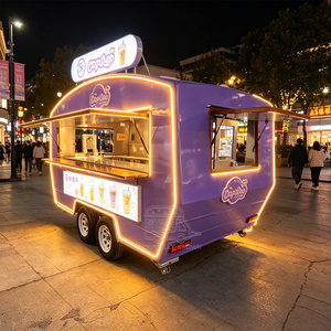 Fast Food Vending Trailer Mobile Kitchen Trailer Overseas Food Trailer Food Shop Juice Concession Trailer - Product Image 4