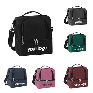 Qetesh Reusable <strong>Lunch</strong> <strong>Bag</strong> With Detachable Insulated Picnic Cooler <strong>Backpack</strong> <strong>Bag</strong> Shoulder Strap Leak-Proof Rattan Picnic <strong>Bag</strong> - Product Image 1