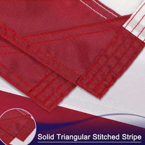 Venta al por mayor 3x5 pies EE. UU. Bandera al aire libre bordado pesado personalizado 90x150 cm diseño bordado americano banderas de EE. UU. - Product Image 4