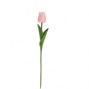 Mini-tulipes artificielles Kch, fleurs artificielles roses et blanches, 10 pièces, décoration de mariage, ornements pour la maison, accessoires de photographie en extérieur - Product Image 3