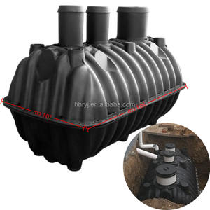 تستخدم الأسرة تحت الأرض ثلاث غرف-مواد بلاستيكية HDPE البيولوجية المنزلية لمعالجة مياه الصرف الصحي - Product Image 5