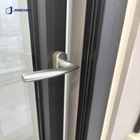 Ventana Corredera Eléctrica Inteligente Moderna Personalizada de Aluminio con Vidrio de Privacidad Conmutable para Proyectos de Hoteles, Villas y Apartamentos