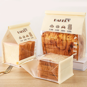 Sacchetto di Carta Kraft Bianco per Imballaggio Alimentare: Baguette, Pane, Biscotti, Sandwich con Finestra Trasparente - Product Image 3
