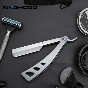 Rasoio a Mano Libera Professionale OEM Personalizzato per Uomo con <span class=keywords><strong>Lame</strong></span> di Ricambio per Salone - Product Image 1