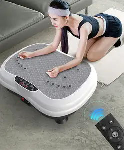 2022 Small Items Exercise Machine Slim Whole Body Vibration Platform Crazy Fit Massage