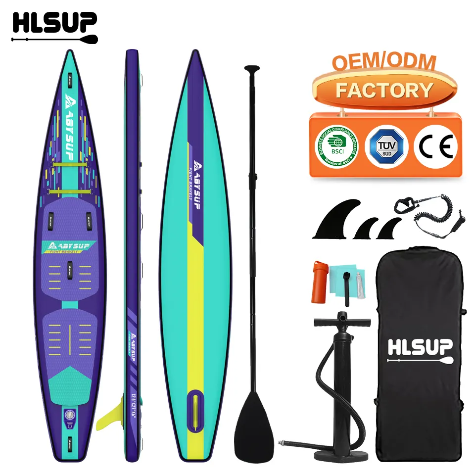 Huale nuevo soporte profesional de alta calidad Uprace Rescue Ocean River Lake inflable Sup Board Stand Up Paddle Board