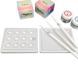 Material acrílico de porcelana de laboratorio Dental, polvo de cerámica de 12 agujeros/caja de sombra de mezcla de resina/cubierta/paleta oral - Product Image 2