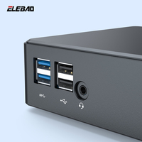 Mini PC professionnel ELEBAO MPI10 Intel Core I3 115G4 I5 1135G7 I7 1165G7 Ordinateur PC Win11 Mini PC de jeu