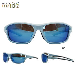2025 Mizilook 473 TR90 Ultra Light Eyewera TAC Gafas deportivas Lentes polarizadas Gradasi Green Polarized Blue Gafas de sol - Product Image 6