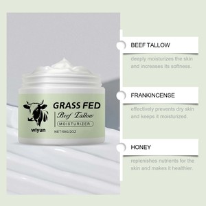 Bán buôn chăm sóc da Beauty Hydrating làm trắng sáng cỏ Fed Whipped Thịt Bò mỡ động vật mật ong Balm Mặt Kem - Product Image 6