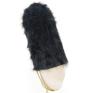 Manwu usine haut <span class=keywords><strong>en</strong></span> peluche Praet garde chapeau classique noir rétro Costume accessoire pour drame historique scène Performance fête - Product Image 4