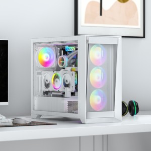 <span class=keywords><strong>2022</strong></span> nouveau boîtier d'ordinateur de jeu d'usine de conception Atx/E-ATX boîtier <span class=keywords><strong>Pc</strong></span> Hd Usb3.0 boîtier d'ordinateur en verre trempé et châssis de serveur de tours - Product Image 3