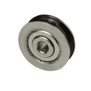 Roulements à billes à gorge profonde non standard S608ZZ fournis par le fabricant, anneau extérieur en acier inoxydable en forme de U, 6*27.9*9mm, poulie métallique - Product Image 5