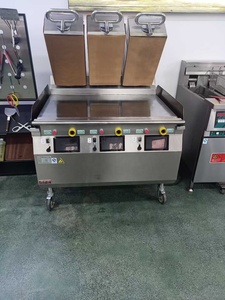 Guirlande Vulcan électrique double face commerciale Grille à clapet pour Burger Patty Cuisson dans les restaurants de restauration rapide - Product Image 5