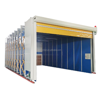 Station de travail mobile télescopique étanche Cabine de peinture en aérosol PVC gonflable rétractable