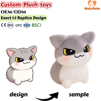 Peluche personnalisée OEM ODM, hamster de dessin animé en peluche, créez votre propre design, certifiée CE CPC EN71, en polyester doux, anti-stress