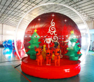 Personnalisé géant <span class=keywords><strong>gonflable</strong></span> <span class=keywords><strong>de</strong></span> noël <span class=keywords><strong>boule</strong></span> à <span class=keywords><strong>neige</strong></span> pour enfants et adultes - Product Image 2