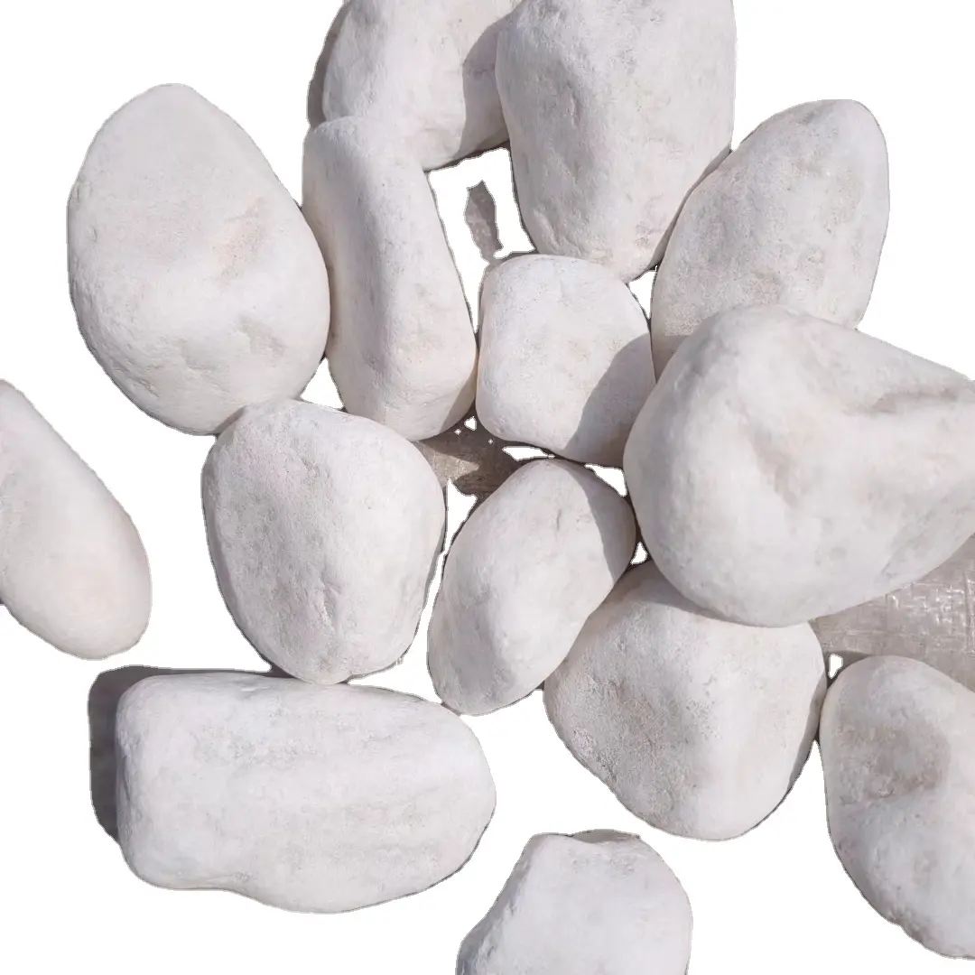 Оптовая продажа, белые камни, белоснежные камни, недорогие белые камни для ландшафта