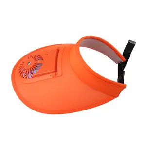 AA020 Sommer kind Große Sport hüte mit großer Krempe Außen kühlung Sonnenblende Kappe Kinder reisen Leeres Oberteil Wiederauf ladbare USB-Lüfter kappen