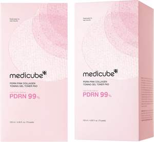 Medicube Toner Pads au collagène rose et ADN de saumon – Gelée coréenne apaisante et illuminatrice pour un teint uniforme – Soin coréen pour la peau - Product Image 3