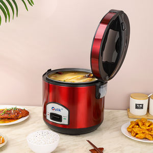 Cuisinière à riz électrique en acier inoxydable 2L/3L/4L/5L/6L avec tasse à mesurer - Contrôle numérique du minuterie, cuisson rapide pour hôtels, maisons, restaurants - Product Image 6