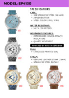 Montre mécanique multifonctionnelle unique au design novateur, style artisanat exquis, mouvement Crazy Hour, montre à boîtier engrenagé