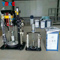 Machine d'extrusion de scellant en silicone à deux composants YBKE pour unités de double vitrage, machine de remplissage et de scellement de tubes