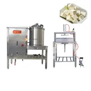 Mini máquina de leite de soja automática, linha de produção de tofu