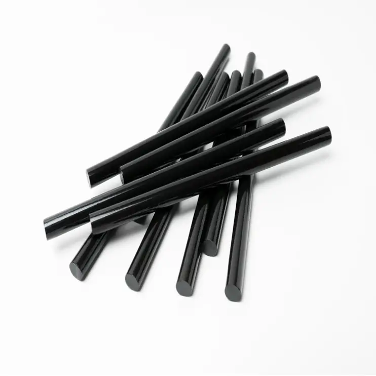 Keratine Lijm Stick Zwart 11Mm Pre-gebonden Haarverlenging Geen Rook Geel Bruin Keratine Hot Melt Lijm Stok groothandel Fabriek