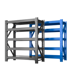 Durable Powder Coated Lightweight Metal <b>Storage</b> Rack Freestanding Adjustable Shelf <b>For</b> Industrial Commercial And Household Organ - Product Image 5