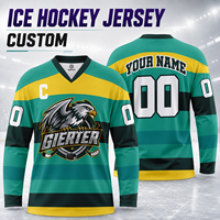 OEM ODM Maßgeschneidertes Eishockey-Trikot in Allen Größen mit Sublimationsdruck & Stickerei Eishockey-Uniform für Sportmarken und Große Vereine