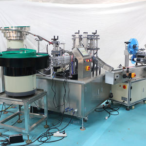 Macchina per tappare l'etichettatura automatica elettrica per la bottiglia di olio di raccolta del sangue per il riempimento di provette per motori chimici - Product Image 5